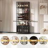 Chic Industrial Wine & Glass Stand