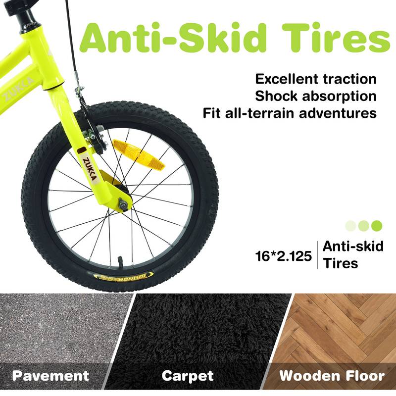 ZUKKA Kiddo Cruiser: Fun Bike with Training Wheels!