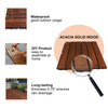 Acacia Interlocking Deck Tiles - Stylish Outdoor Flooring