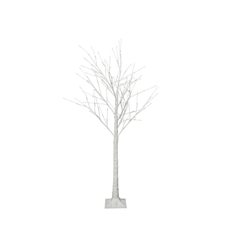 Enchanting Lighted Birch Tree for Festive Decor