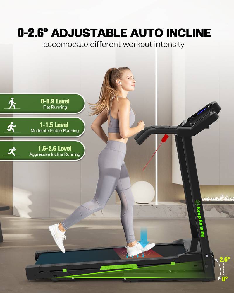 Smart Foldable Treadmill for Home Workouts
