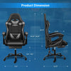 YSSOA Ergonomic Racing Gaming Chair with Footrest