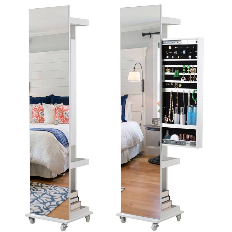 Style & Shine Mirror Jewelry Cabinet