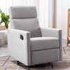 Cozy Gray Rocking Nursery Chair