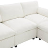 Cozy Cloud Modular Sofa with Storage & Ottomans