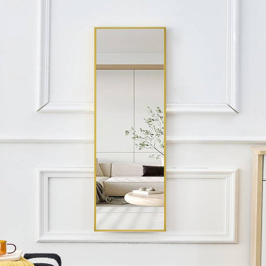 Sleek Full-Length Aluminum Mirror
