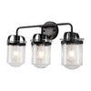 Clear Glass Modern Sconce - Stylish Indoor Light Fixture