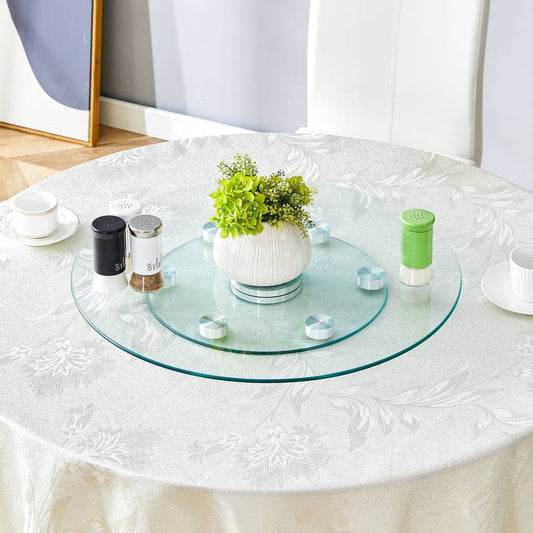 Spin & Store: Double-Layer Glass Organizer