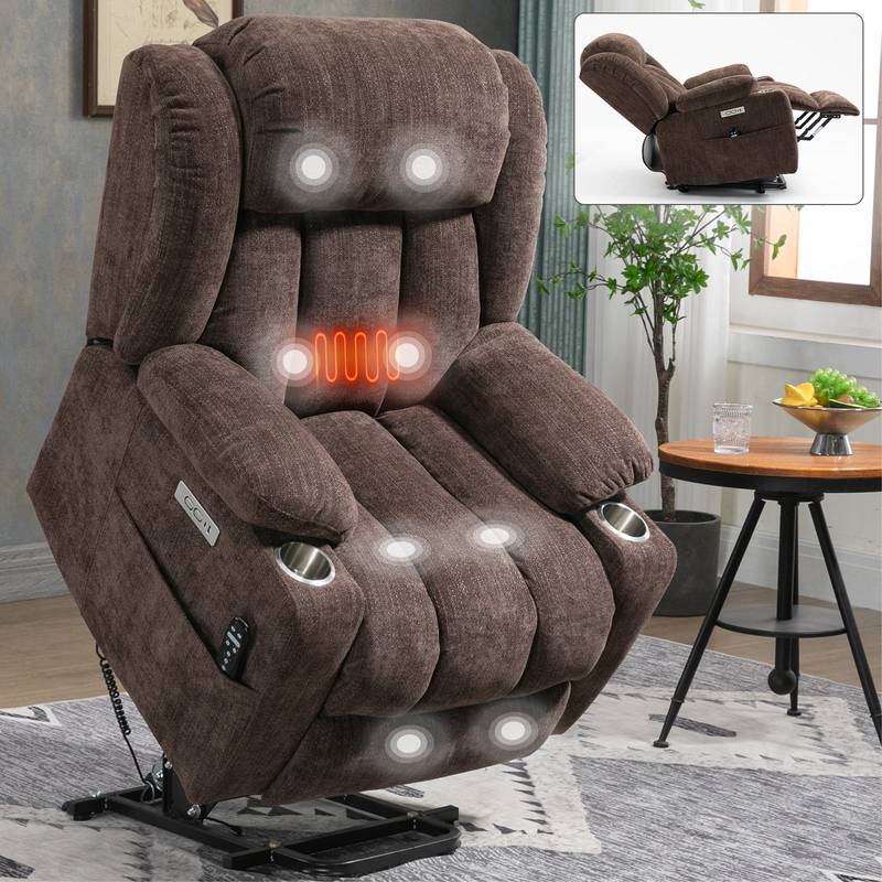 Cozy Lift Recliner with Vibration Massage and Heating