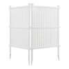 Chic Privacy Panels for Your AC & Trash Can