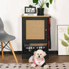 Stylish Pet Feeding Station with Hidden Storage