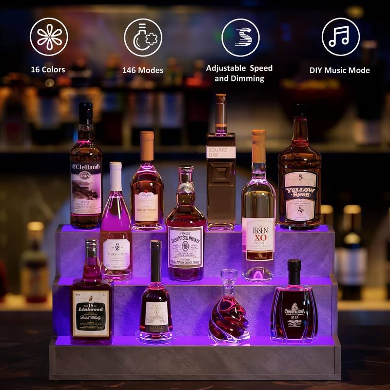 IllumiShelf: Smart LED Bottle Display for Home Bars