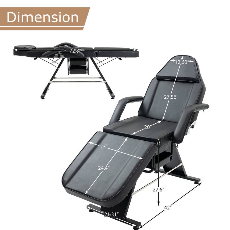 Ultimate Relaxation Tattoo Chair & Spa Bed Combo