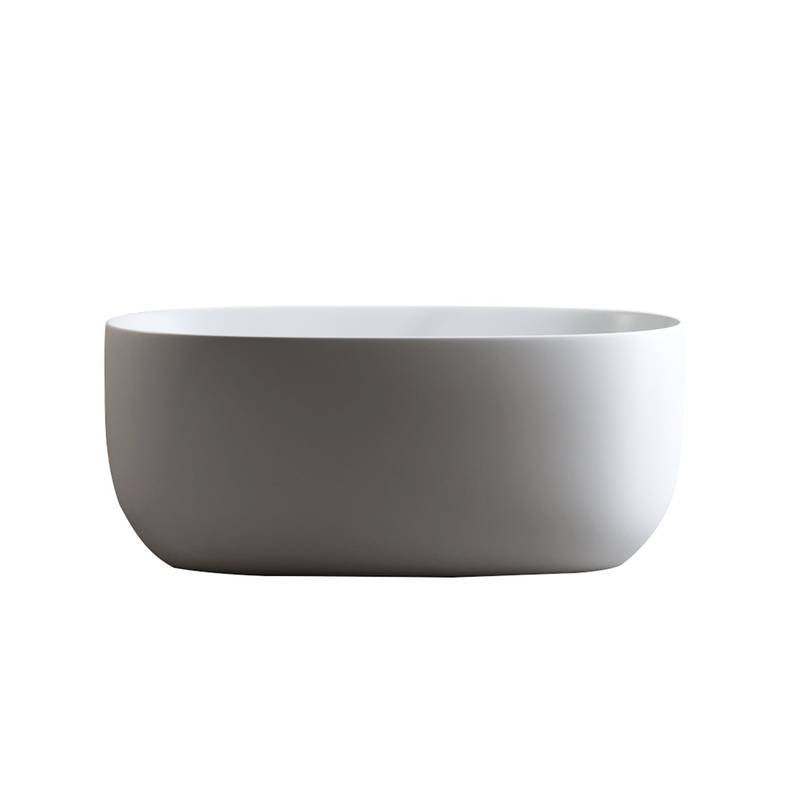 Chic Compact Resin Bathtub