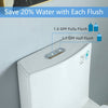 Eco-Friendly Comfort Height Toilet with Soft Close Seat – Glossy White