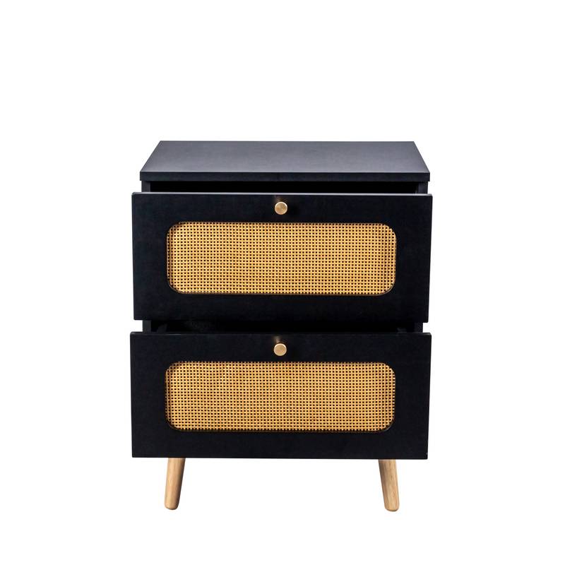 Rattan Charm Nightstand