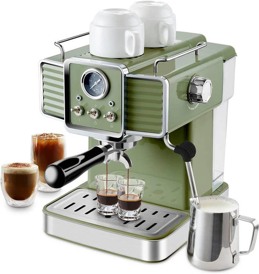 Barista Bliss Espresso Maker with Milk Frother