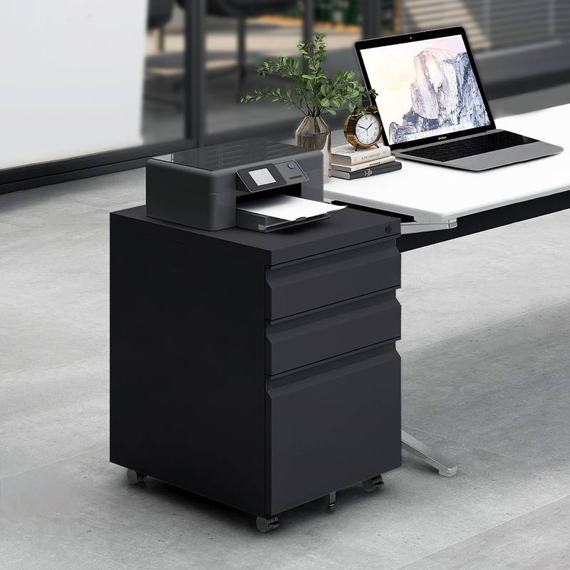 Locking Rolling File Cabinet – Secure & Mobile Storage Solution for Your Office