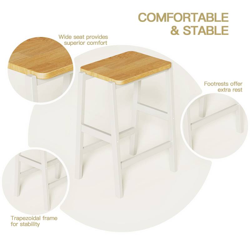 Charming Rustic Dining Set for Two