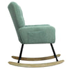 Cozy Teddy Rocker - Modern Accent Chair in Light Green