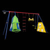 Rainbow Fun Swing Set: Safe Outdoor Adventures for Kids!