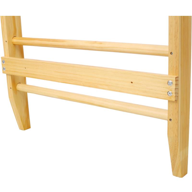 Versatile Wooden Wall Ladder for Home Workouts