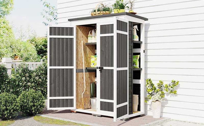 Garden Guard: Stylish Outdoor Storage Shed