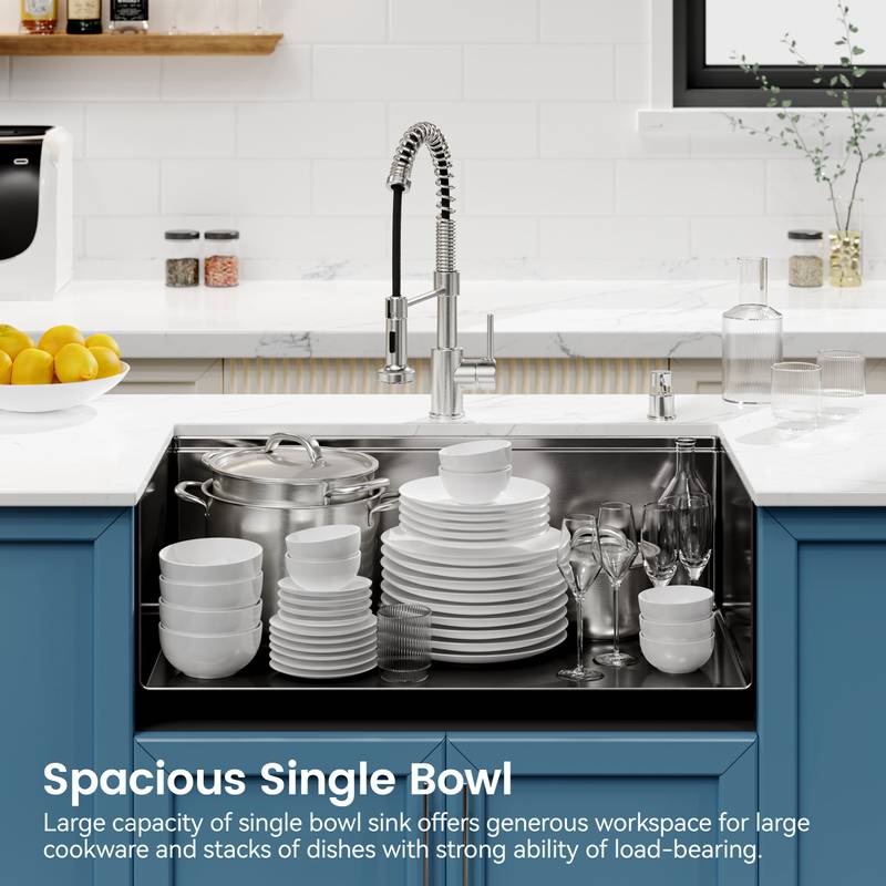 Chef's Dream Undermount Sink with Cutting Board & Colander
