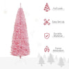 Pink Slim Douglas Fir Christmas Tree
