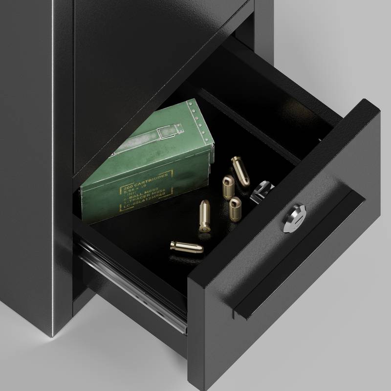 QuickAccess Gun Safe with Removable Shelf and Handy Drawer