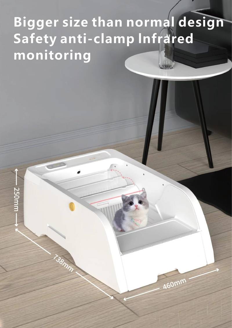 Easy Access Smart Cat Litter Box
