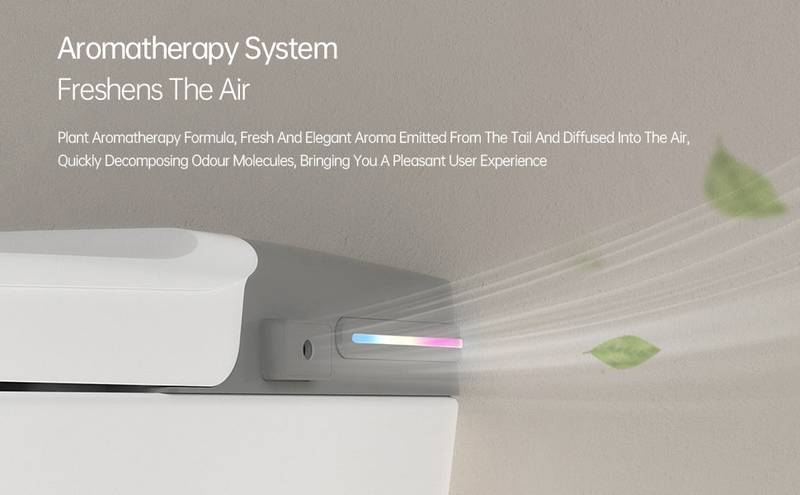 Luxury Smart Bidet Toilet with Remote & Aromatherapy