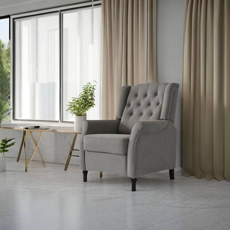 Cozy Cloud Recliner Sofa - Light Gray Comfort