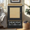 Stylish Pet Feeding Station with Hidden Storage