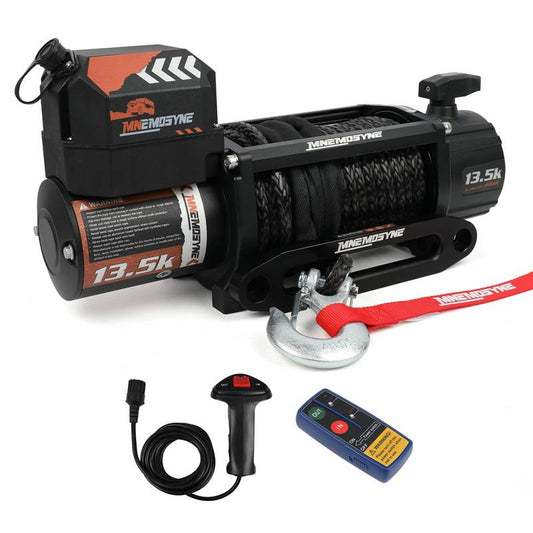 PowerPull Electric Winch – Heavy-Duty Synthetic Rope for Trucks and Jeeps