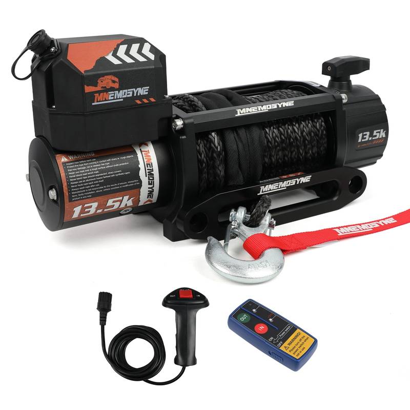 PowerPull Electric Winch – Heavy-Duty Synthetic Rope for Trucks and Jeeps
