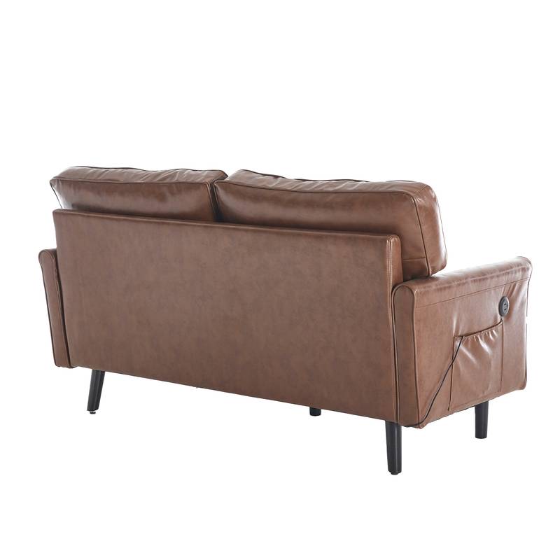 Cozy USB Loveseat Sofa