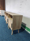 Chic Rattan Nightstand with Open Shelf - Perfect for Small Spaces