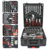 Rolling Black Tool Box with Multi-Layer Storage