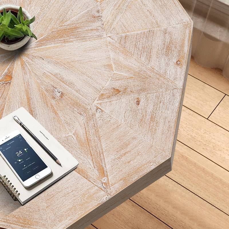 Rustic Charm Patchwork Coffee Table