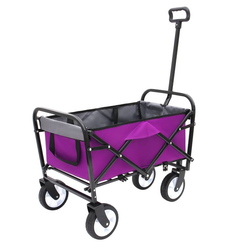 Purple Flexi Wagon: The Ultimate Collapsible Cart for All Your Adventures!