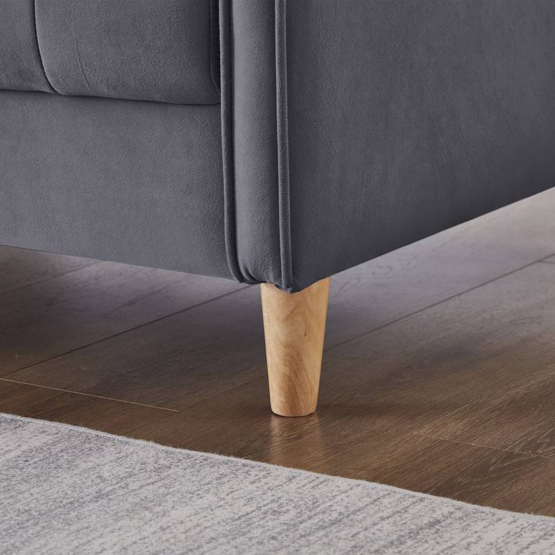Chic Velvet Loveseat for Cozy Spaces