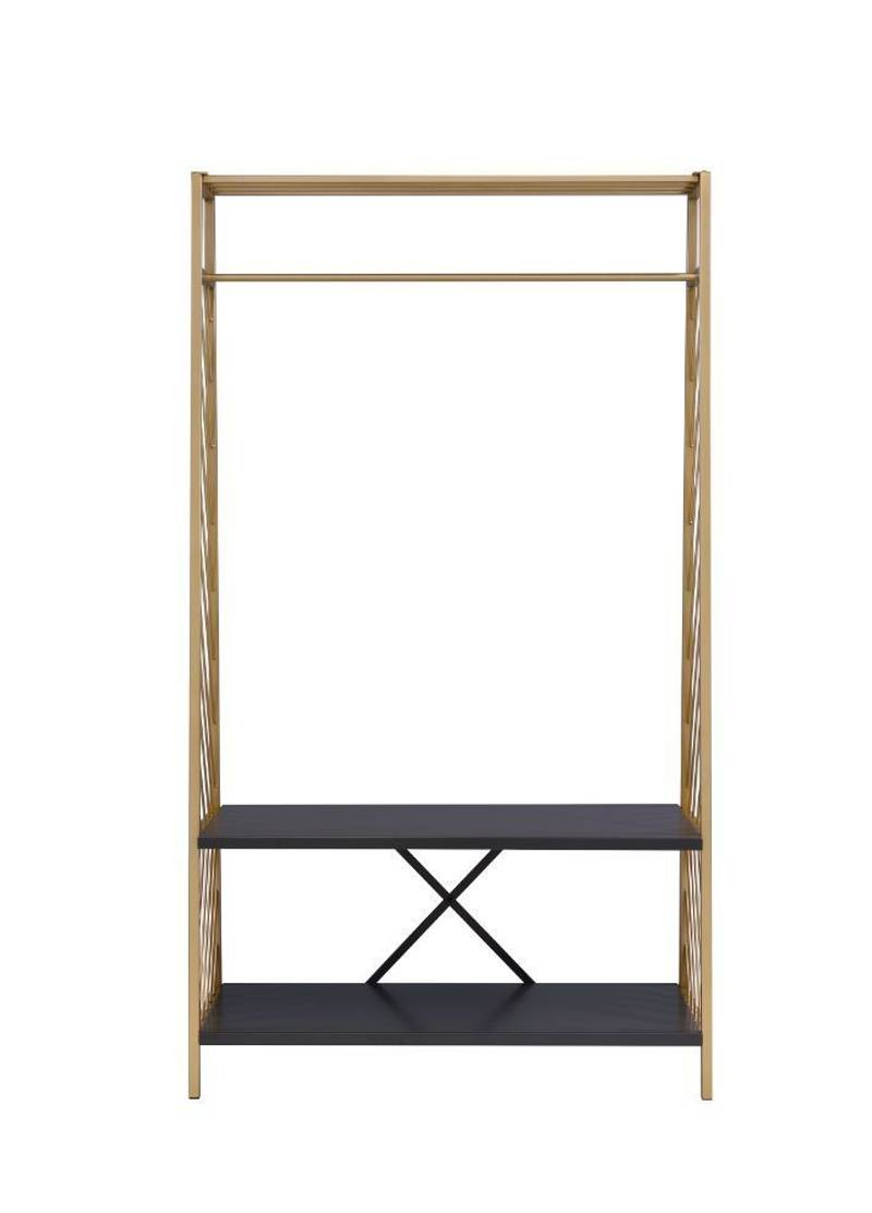 Chic Gold & Black Hall Tree by ACME