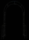 Garden Charm Arch for Climbing Blooms