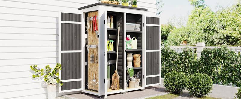 Garden Guard: Stylish Outdoor Storage Shed