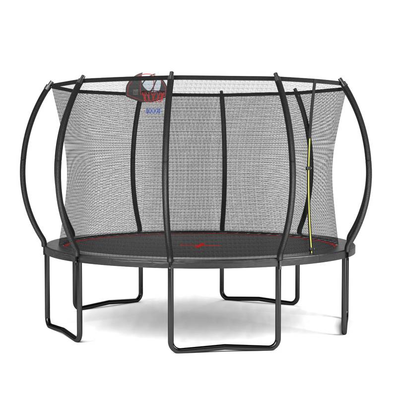 Pumpkin Bounce Trampoline - Black & Red