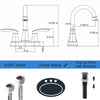 Elegant Bronze Bathroom Faucet with Pop-Up Drain