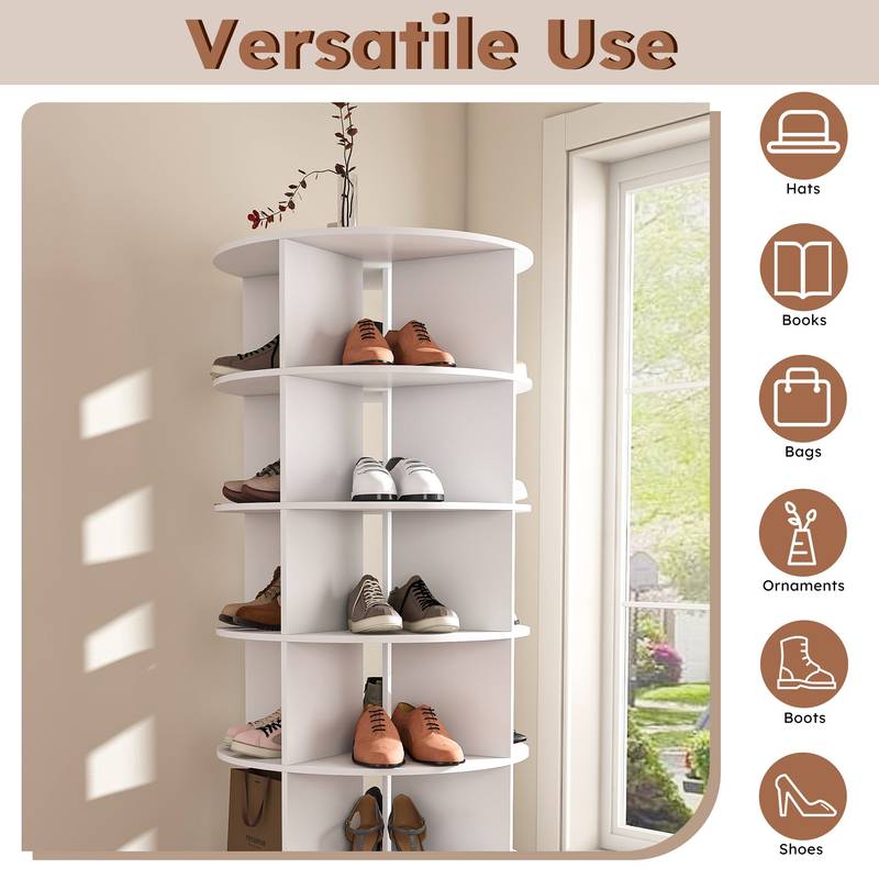 Spin & Store Shoe Tower
