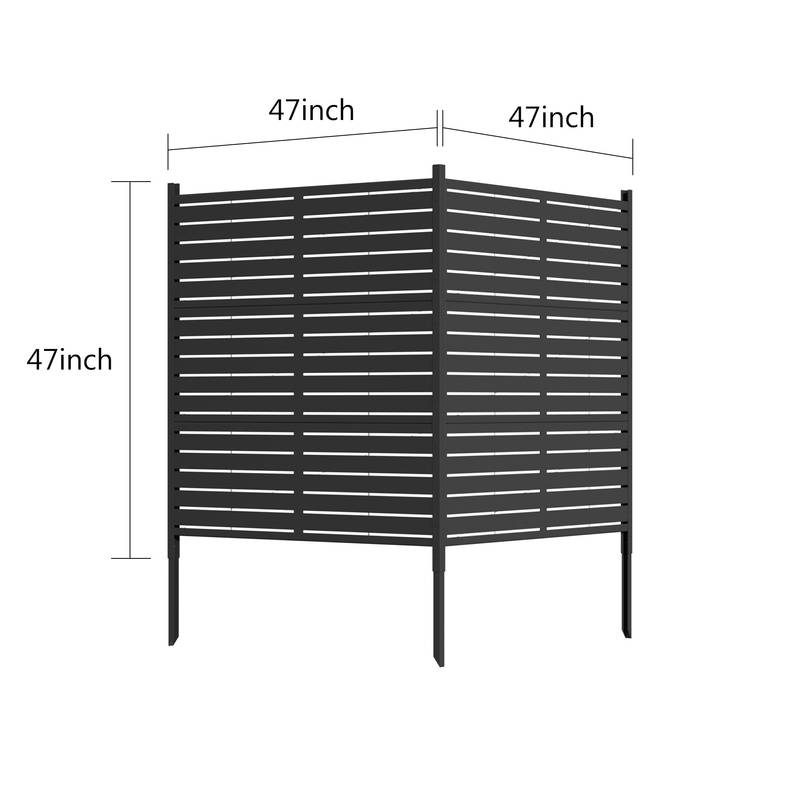 Easy Install Privacy Fence Panels – Weatherproof & Versatile Outdoor Screen for Equipment & More