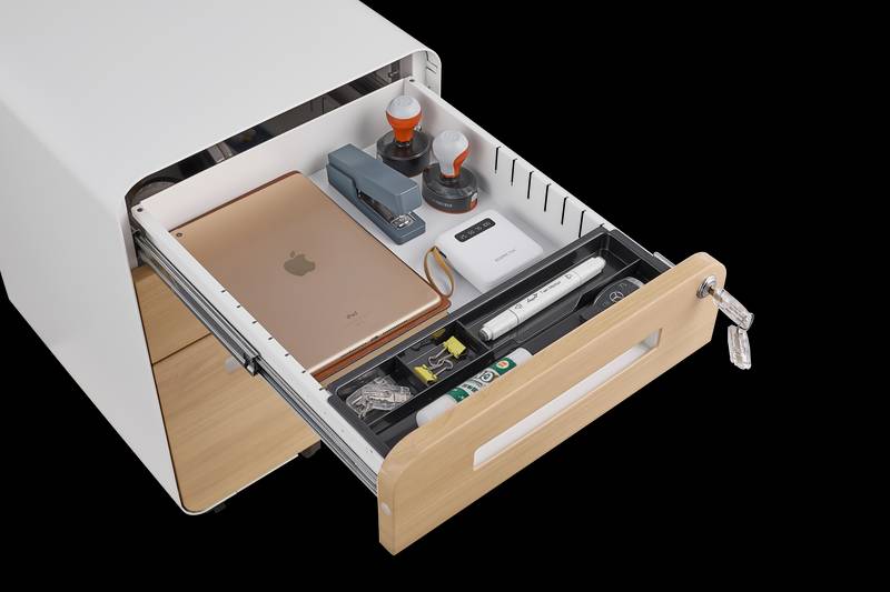 Rolling File Organizer - Stylish Storage on Wheels